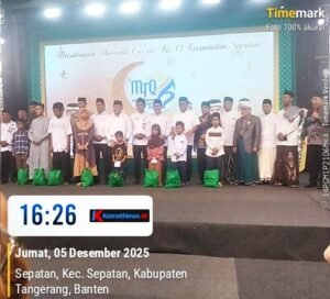 MTQ Ke-15 Kecamatan Sepatan Resmi Dibuka. Sekda Tangerang Ajak Masyarakat Peduli Bencana Aceh–Sumatera