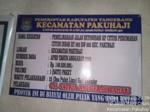 Diduga Abaikan APD dan Standar Teknis, Proyek Betonisasi Jalan Cituis Pakuhaji Tuai Sorotan Aktivis