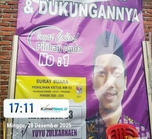 Jaro Yuyu Zulkarnaen Kembali Pimpin RW 03 Bunder, Menang Telak di Pemilihan Ketua RW 2026–2029