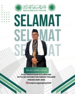 KH. Zaenal Adnan Resmi Dikukuhkan, MUI Parung Panjang Masuki Babak Baru 2025–2030