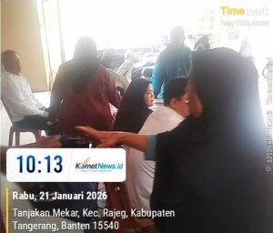 PEMDES Tanjakan Mekar Kecamatan Rajeg Gelar Pengobatan Gratis, Ratusan Warga Padati Aula Desa