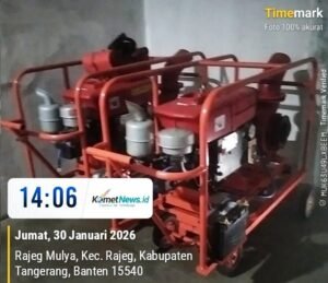 PEMDES Rajeg Mulya Terima Bantuan Dua Unit Mesin Diesel dari Anggota DPRD H. Surowardi
