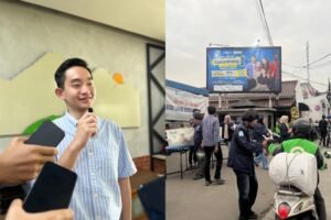Wujud Kepedulian Ramadhan, Ketua BPH Yayasan Pendidikan Budi Luhur Cakti Julian Bongsoikrama Bagikan Ratusan Takjil