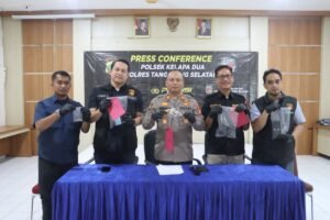 Gerak Cepat Polsek Kelapa Dua, 5 Pelaku Curanmor Diamankan Kurang dari 24 Jam