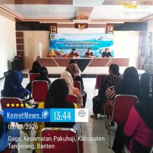 Pelatihan Diversifikasi Olahan Ikan Dorong Percepatan Penghapusan Kemiskinan Ekstrem di Desa Gaga, Kecamatan Pakuhaji