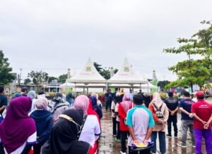 Korve Pagi di Lingkungan Pemda, DLH Kabupaten Tangerang Bersihkan Sampah dan Perkuat Budaya Peduli Lingkungan