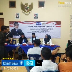 Sosialisasi Empat Pilar MPR RI, Zulfikar Hamonangan, SH. Berbagi Sembako dan Siapkan Bak Sampah untuk Warga Kutabaru