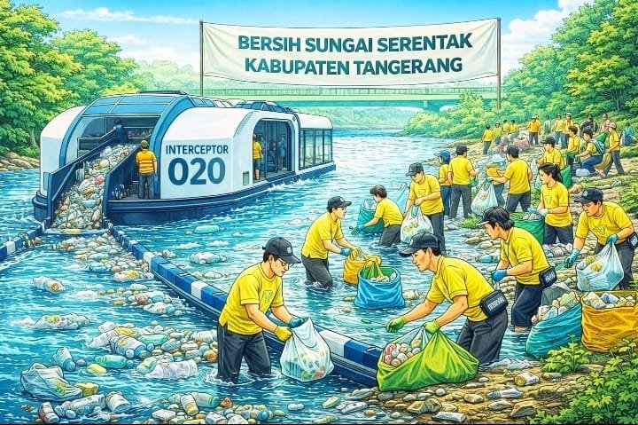 Revolusi Bersih Sungai Tangerang: Kolaborasi Warga dan Teknologi Jadi Harapan Baru Lingkungan