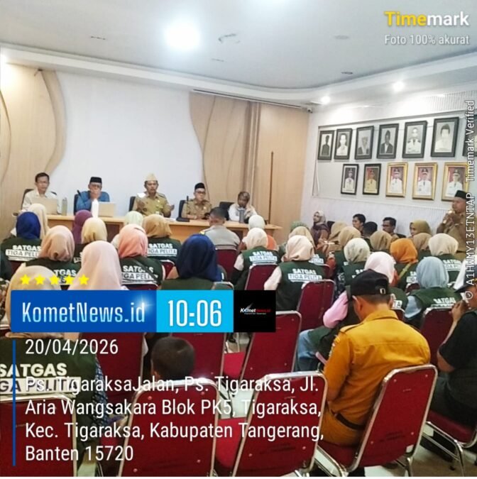 Satgas Tiga Pelita Resmi Dikukuhkan, Lurah Tigaraksa: Sampah Harus Jadi Nilai Ekonomi Baru