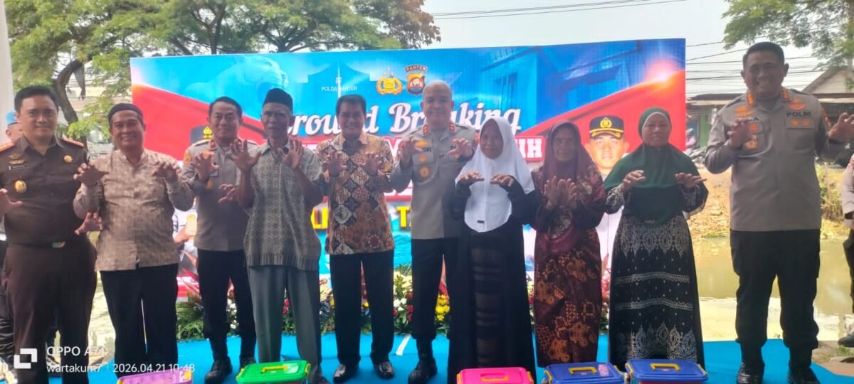 Breaking: Polresta Tangerang Groundbreaking Jembatan Merah Putih Presisi, Konektivitas dan Ekonomi Warga Bakal Terbangkit