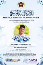 Duka Mendalam, Sekjen PWI Pusat Zulmansyah Sekedang Wafat di Jakarta