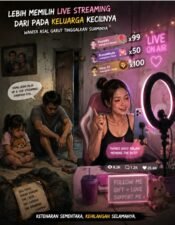 Demi Live Streaming di poppo, Istri Tinggalkan Suami! Konflik Rumah Tangga Berakhir Ancaman Cerai