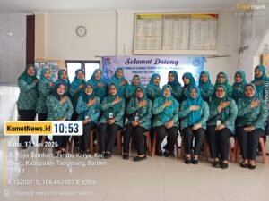 Tim Penilai Lomba Tertib Administrasi PKK Kecamatan Rajeg Sambangi Desa Jambu Karya Tahun 2026