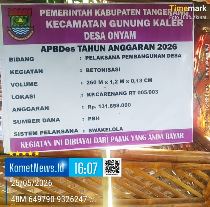 Betonisasi Jalan di Kp. Carenang Mulai Dilaksanakan, PEMDES Onyam: Demi Kelancaran Aktivitas Warga