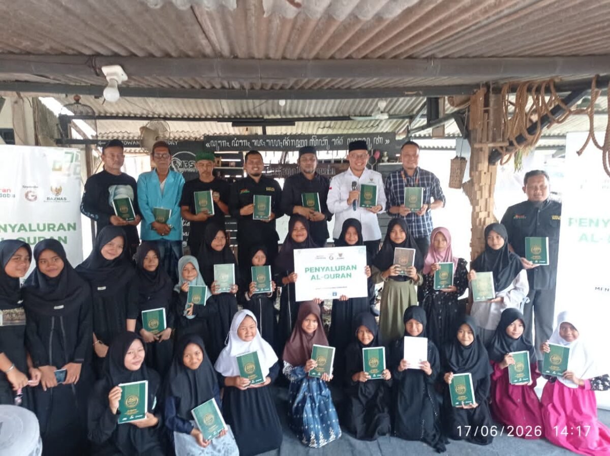 BAZNAS RI Salurkan 160 Al-Quran ke Majlis Preman Indonesia