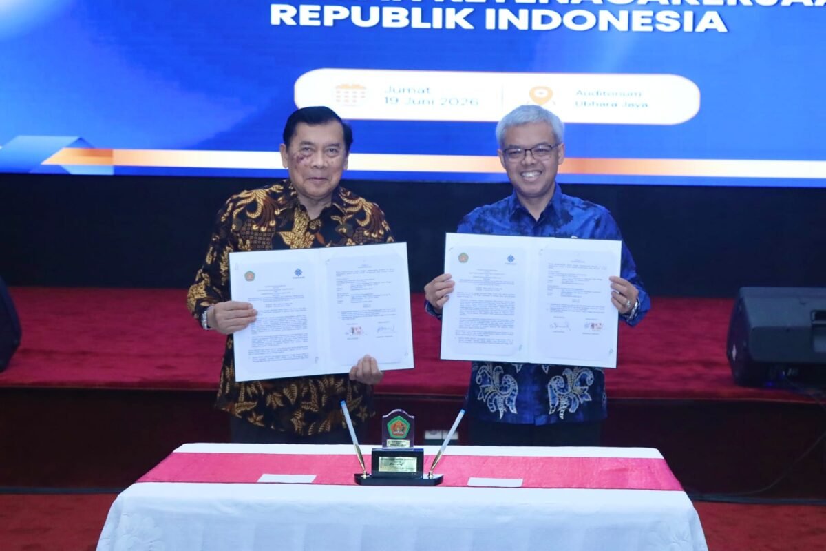 Kemnaker dan Ubhara Jaya Sepakat Berkolaborasi Siapkan SDM Kompeten dan Siap Kerja
