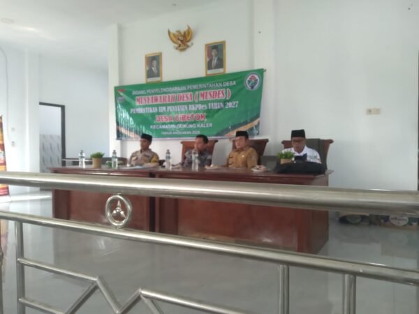 PEMDES Cibetok Bentuk Tim Penyusun RKPDes 2027, Wujudkan Perencanaan Pembangunan Desa yang Transparan dan Partisipatif