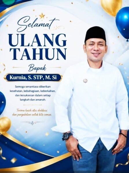 Ucapan dan Doa Mengiringi Hari Ulang Tahun Camat Teluknaga, Kurnia, S.STP., M.Si