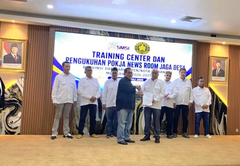 Pokja News Room Jaga Desa Provinsi Banten Resmi Dilantik Oleh Ketua Umum SMSI Pusat