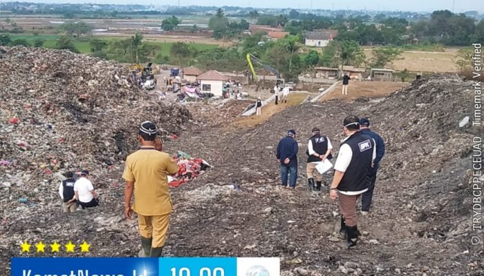 KLH dan BPK RI Tinjau TPA Jatiwaringin, Pengelolaan Sampah dan Pencegahan Kebakaran Jadi Sorotan