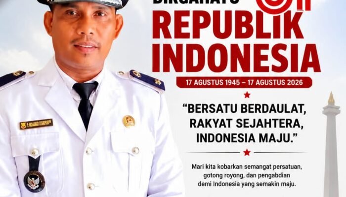 Desa Muara Teluknaga Kobarkan Semangat HUT ke-81 RI: Bersatu Berdaulat, Rakyat Sejahtera, Indonesia Maju