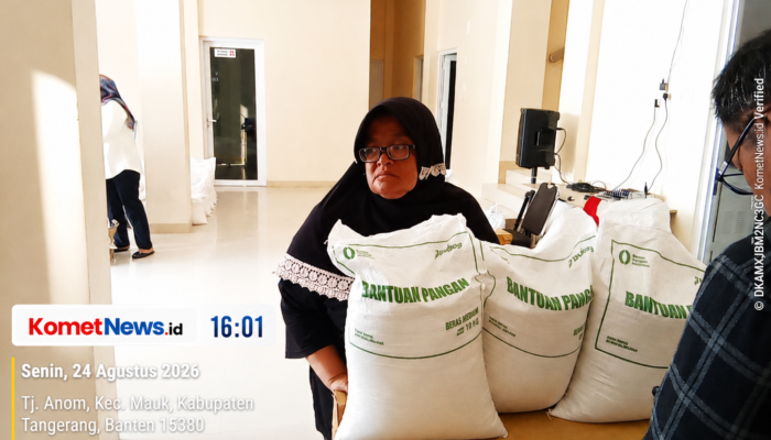 Wujud Kepedulian Pemerintah, PEMDES Tanjung Anom Salurkan Bantuan Beras untuk 1.808 Keluarga