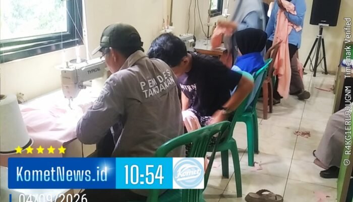 Pelatihan Menjahit di Desa Tanjakan, 16 Peserta Dibekali Keterampilan dari Bahan hingga Siap Produksi