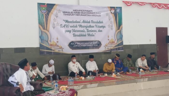 Camat Kronjo Gelar Peringatan Maulid Nabi, Ajak Masyarakat Teladani Akhlak Rasulullah SAW