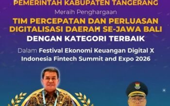 PEMKAB Tangerang Raih Penghargaan TP2DD Terbaik Se-Jawa Bali, Camat Pasar Kemis: Bukti Transformasi Digital Terus Bergerak